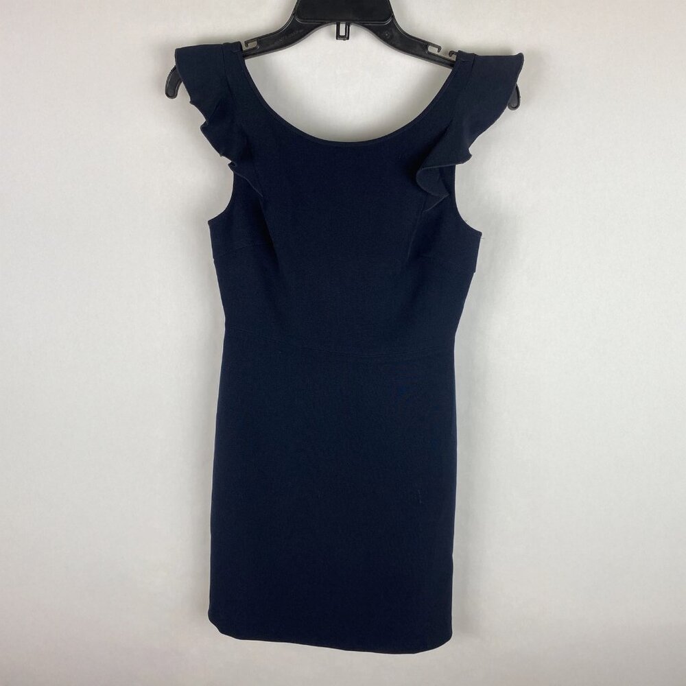 💙👗 Club Monaco Navy Sheath Dress – Size 4
